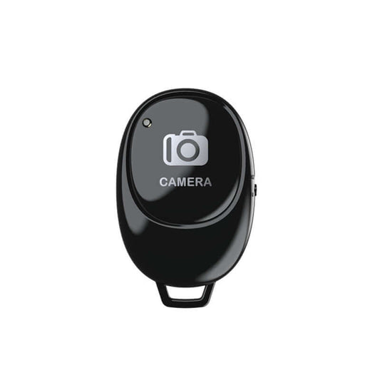 Bluetooth remote for selfies, sleek design, compact size, perfect for photography and vlogging.