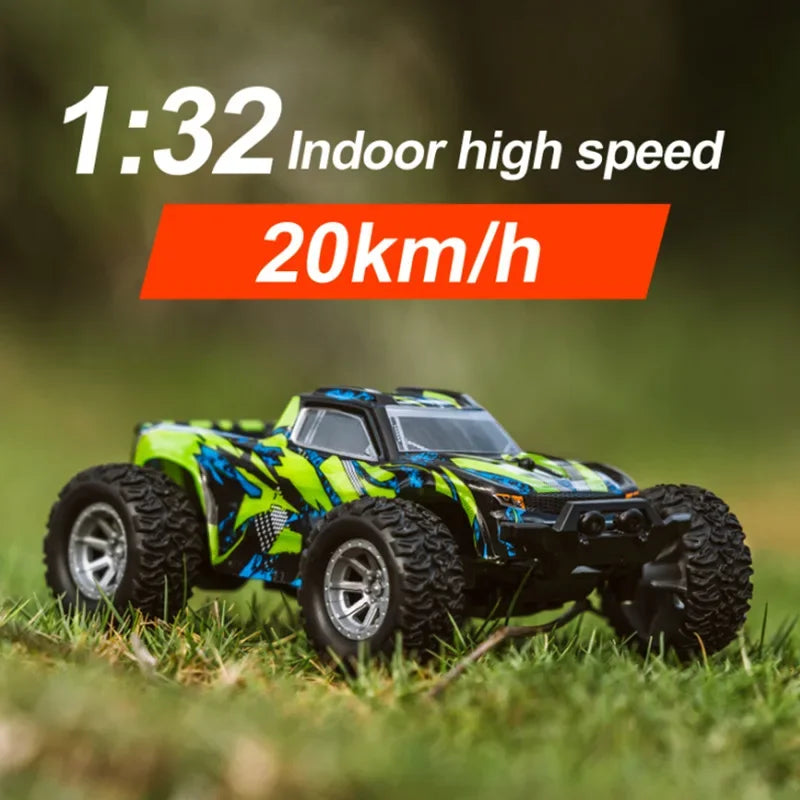1/32 Scale High-Speed Remote Control Car with LED Lights