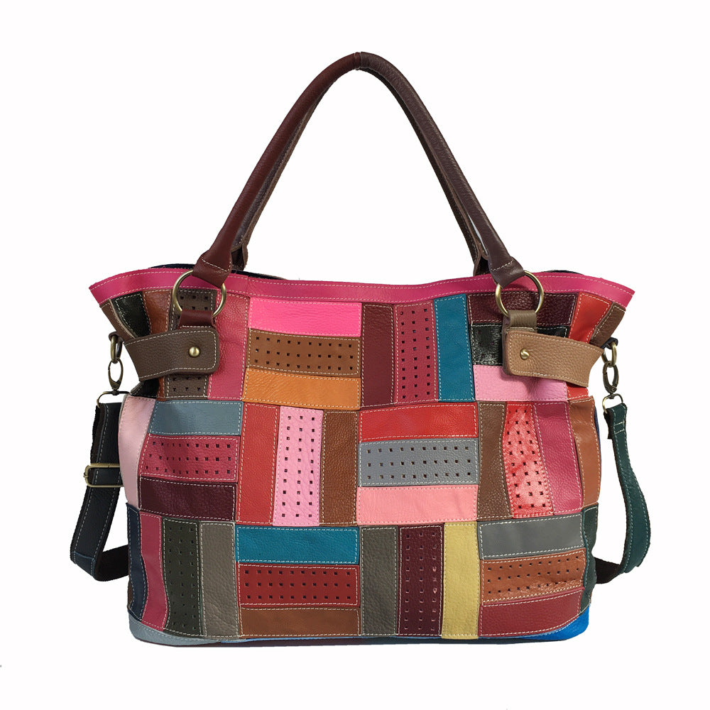 Sac bandoulière à motifs