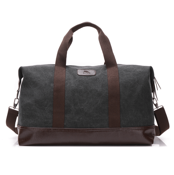 Canvas crossbody travel bag featuring a stylish design and durable handles, perfect for adventures and daily use.