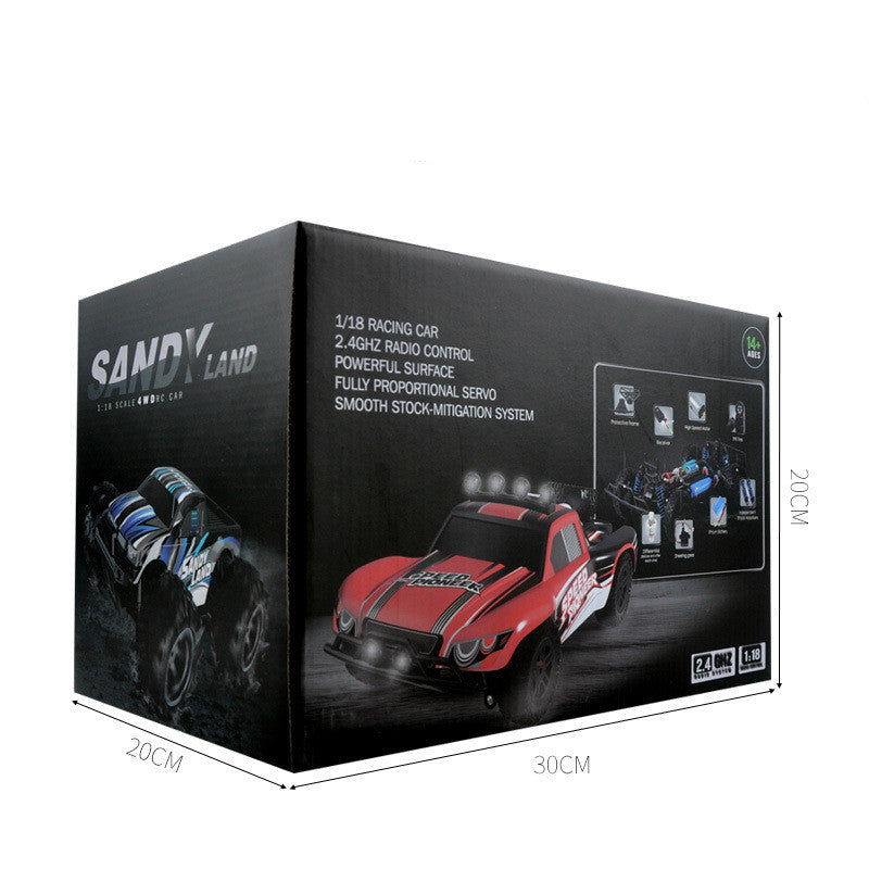 Modèle de voiture télécommandée tout-terrain à grande vitesse 1:18