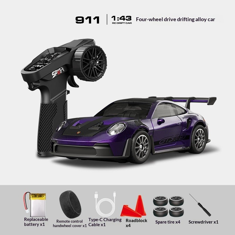Remote Control Alloy Drift Car for Kids