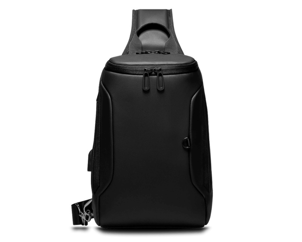 Stylish waterproof shoulder crossbody bag crafted from high-quality PVC, designed for comfort and functionality.