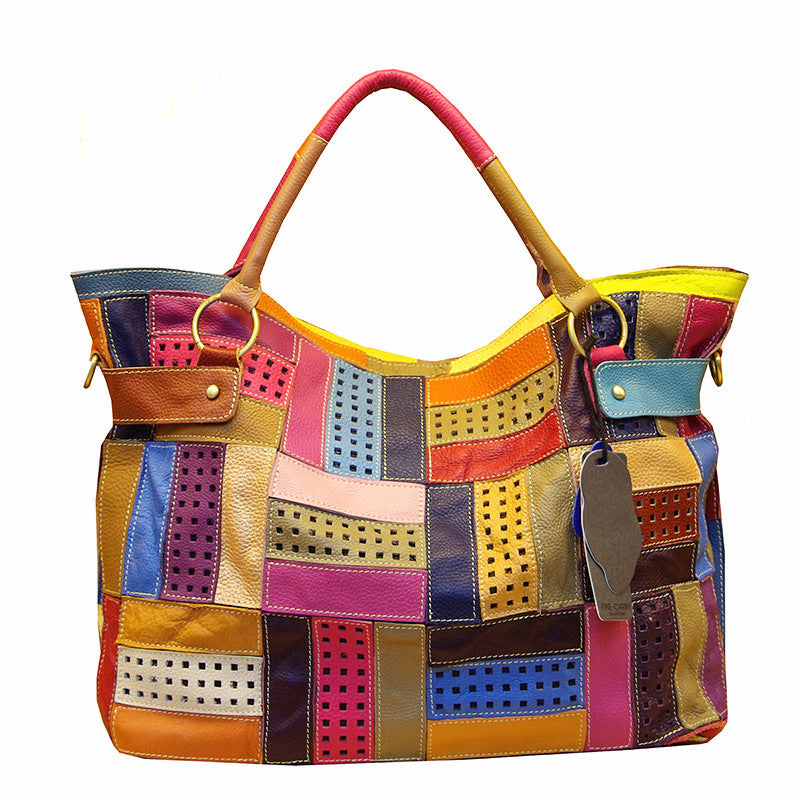 Sac bandoulière à motifs