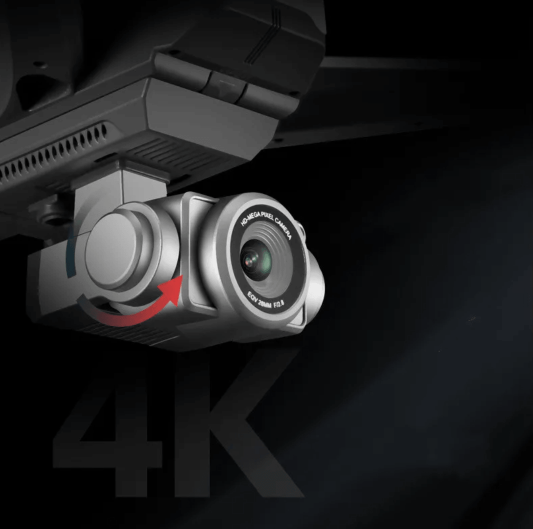 4K camera on a long-range remote control quadcopter, showcasing its advanced photography capabilities.