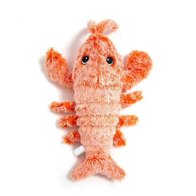 Interactive electric lobster pet toy, plush lobster design for pets, provides endless fun and engagement.