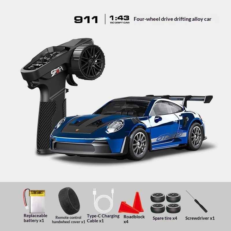 Remote Control Alloy Drift Car for Kids