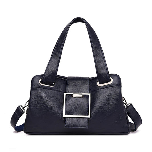 Fashionable European American Style Leather Handbag