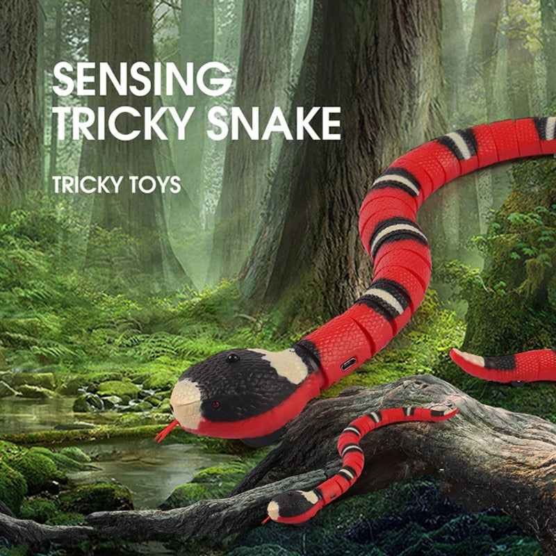 Jouet taquin en forme de serpent à détection intelligente