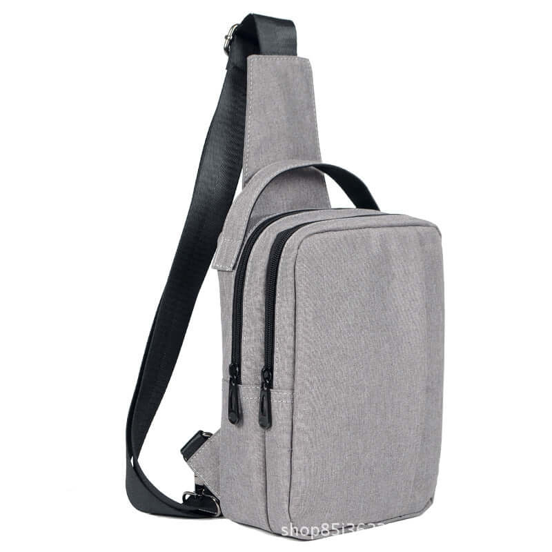 Stylish Chest Bag, Crossbody Bag, Shoulder Bag made from high-quality canvas with a soft surface.