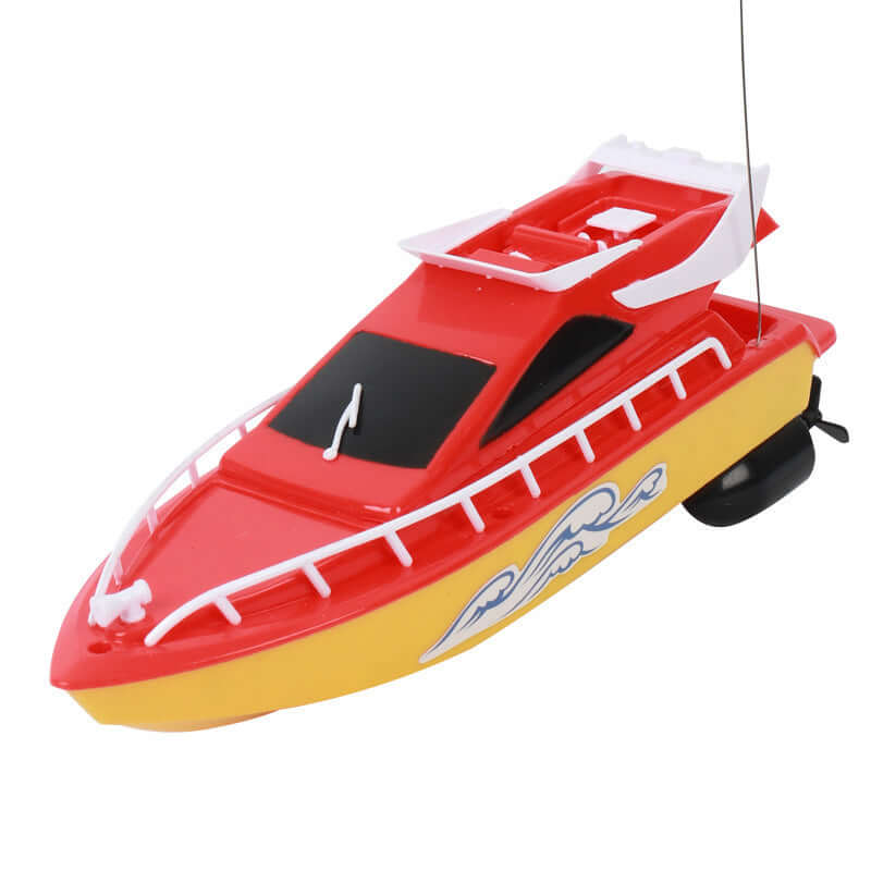 Remote Control Racing Boat for Kids - colorfully designed toy boat for summer water adventures.