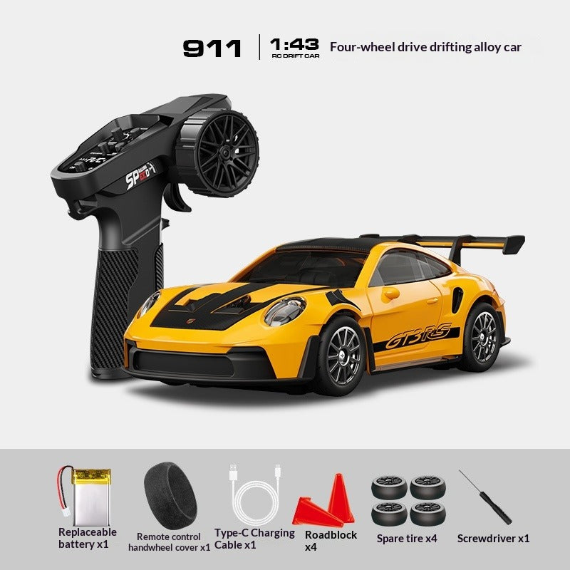 Remote Control Alloy Drift Car for Kids
