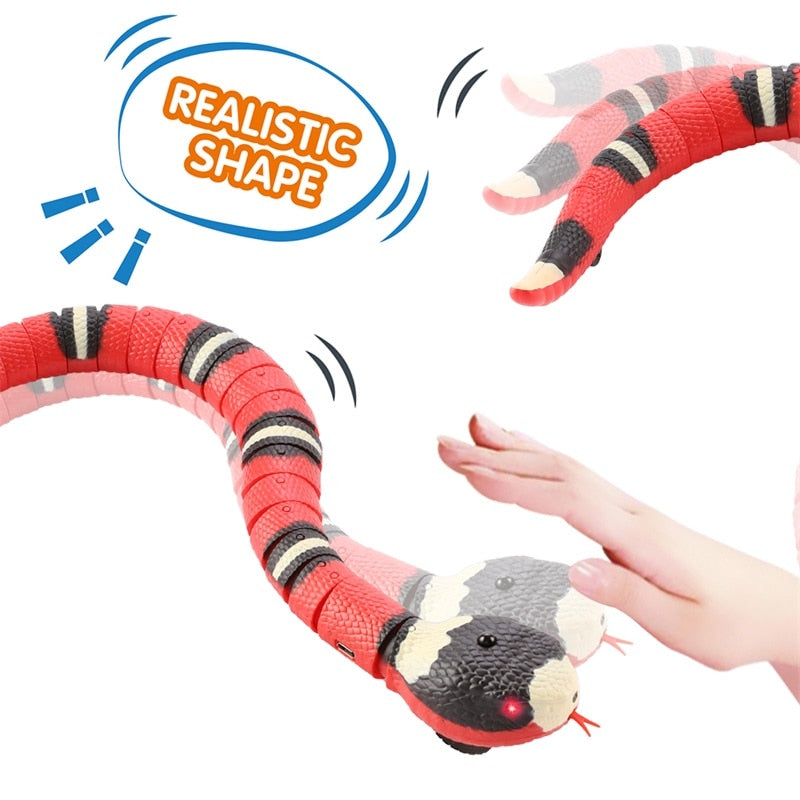 Jouet taquin en forme de serpent à détection intelligente