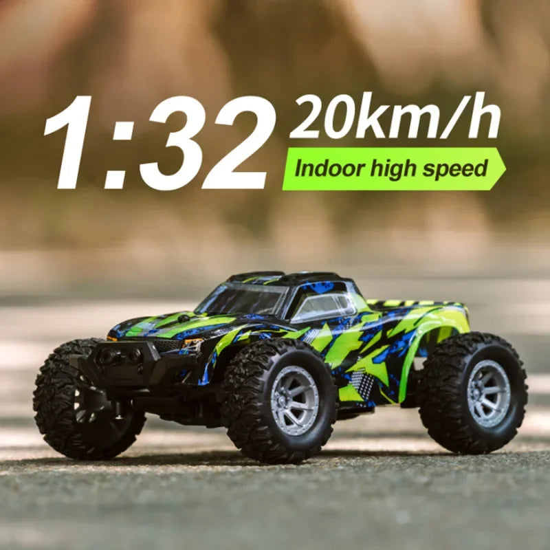 1/32 Scale High-Speed Remote Control Car with LED Lights