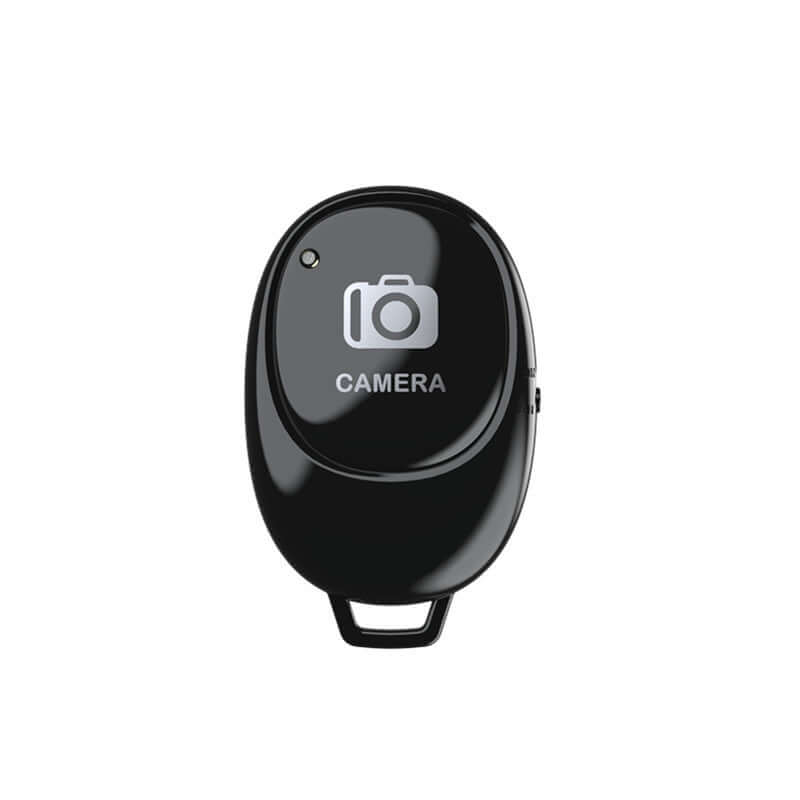 Bluetooth remote for selfies, sleek design, compact size, perfect for photography and vlogging.