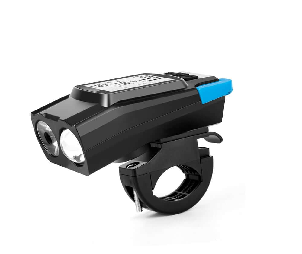 Wireless Code Table for Bicycle Lights showcasing a powerful bike light with dual beams and mounting clamp.