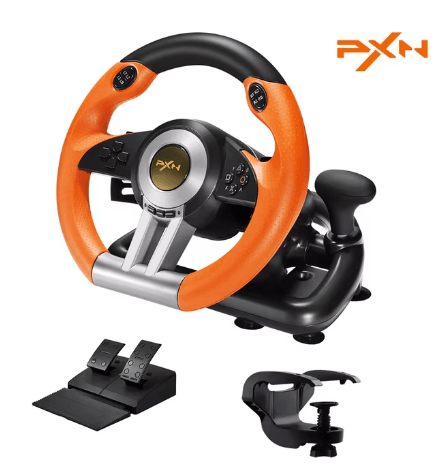 Lai Shida Racing Wheel featuring ergonomic design and responsive controls for an enhanced gaming experience.
