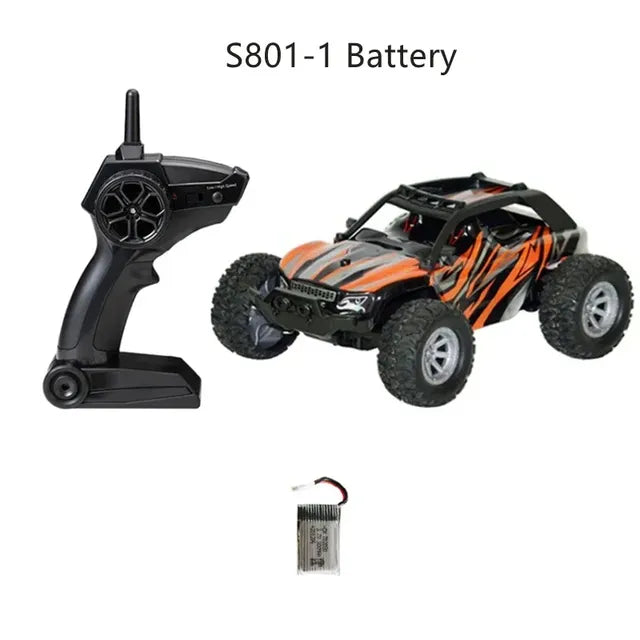 1/32 Scale High-Speed Remote Control Car with LED Lights