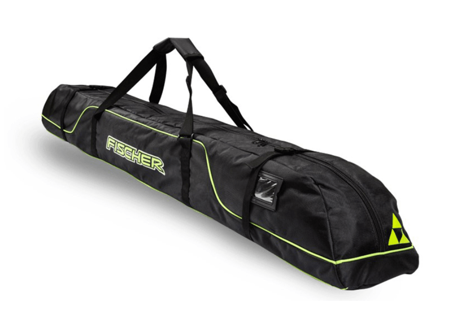 Premium ski gear bag featuring durable Oxford material, perfect for transporting double boards on skiing adventures.